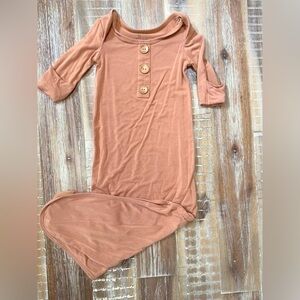 Caden Lane Bamboo Baby Camel Knotted Gown